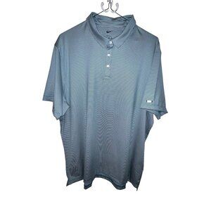 Nike Dri-Fit Player Striped Green Golf Polo Shirt CV3496-367‎ Size XXS WS 2022